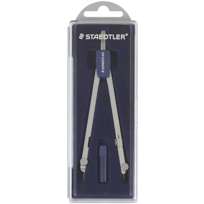 STAEDTLER compas scolaire 559, métal, 128 mm, 2 pièces